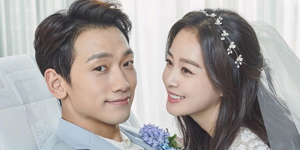 Bi Rain và Kim Tae Hee. Ảnh chụp màn hình