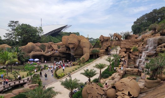 Công viên King Kong, Tập đoàn Tuần Châu nhộn nhịp những ngày cuối tuần. Ảnh: Trần Tuấn (Tập đoàn Tuần Châu)