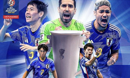 Futsal Nhật Bản ngược dòng kịch tính trước Uzbekistan tại bán kết futsal Châu Á 2022. Ảnh: AFC