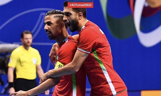 Tuyển futsal Iran gặp Nhật Bản tại chung kết giải futsal Châu Á 2022. Ảnh: AFC