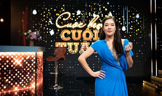 Ca sĩ Thu Phương là khách mời trong chương trình "Cuộc hẹn cuối tuần". Ảnh: VTV