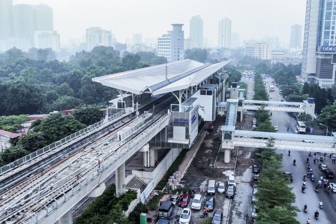 Dự án sẽ giúp hành khách dễ dàng tiếp cận với tuyến đường sắt đô thị số 3 Nhổn - Ga Hà Nội. Ảnh: PK