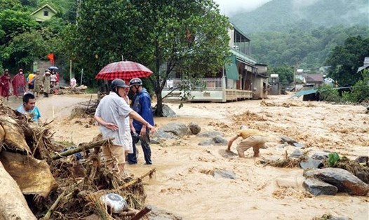 Tập trung khắc phục thiệt hại sau trận lũ quét ở Kỳ Sơn, Nghệ An