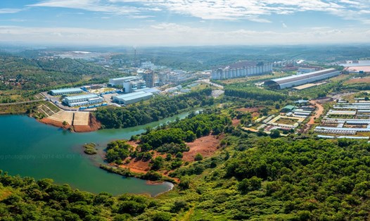 Nhà máy Alumin Nhân Cơ có quy mô đầu tư gần 17.000 tỉ đồng là một trong những dự án thu hút đầu tư có quy mô lớn ở tỉnh Đắk Nông. Ảnh: N.M.P