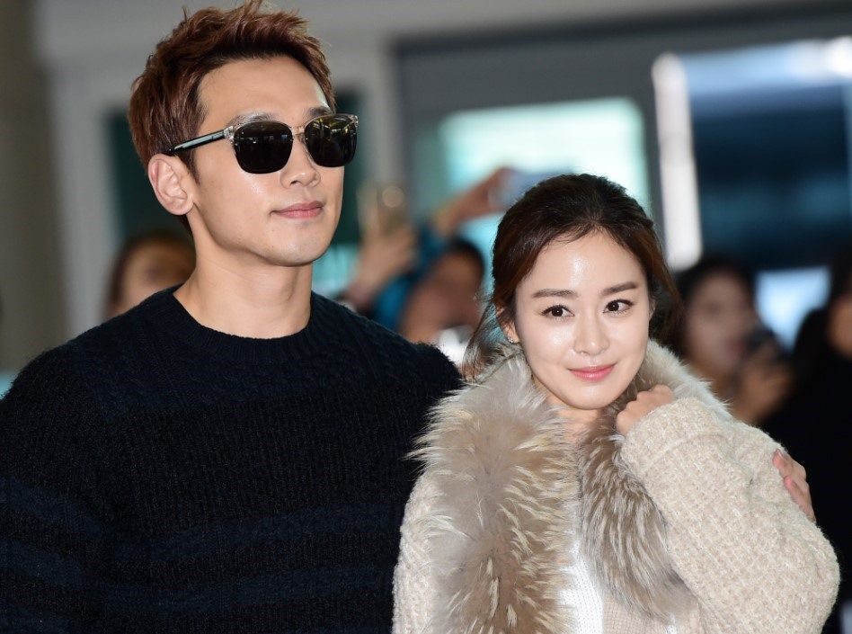 Bi Rain và Kim Tae Hee. Ảnh chụp màn hình