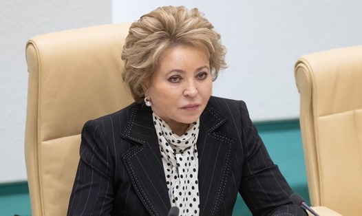 Chủ tịch Hội đồng Liên bang Nga (Thượng viện Nga) Valentina Matvienko. Ảnh: Hội đồng Liên bang Nga