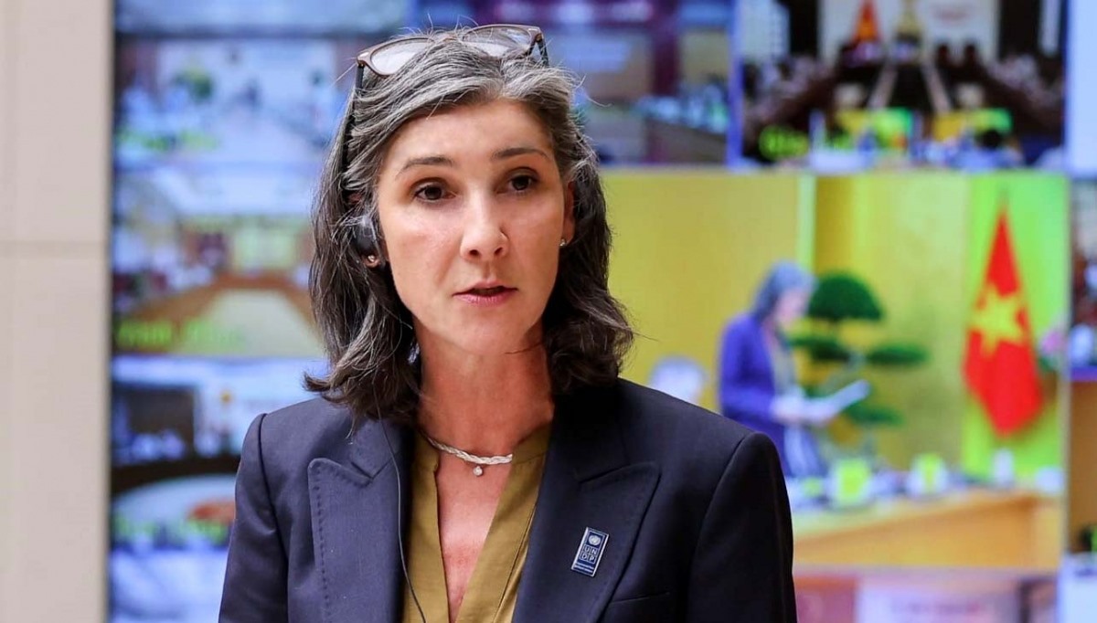 Bà Ramla Al Khalidi, Trưởng Đại diện Chương trình phát triển Liên Hợp Quốc tại Việt Nam (UNDP). Ảnh: Twitter