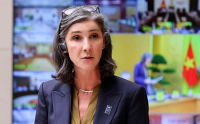 Bà Ramla Al Khalidi, Trưởng Đại diện Chương trình phát triển Liên Hợp Quốc tại Việt Nam (UNDP). Ảnh: Twitter
