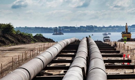 Baltic Pipe là đường ống dẫn khí đốt tự nhiên mới duy nhất đi vào hoạt động ở Châu Âu trong vòng nhiều thập kỷ. Ảnh: Energinet