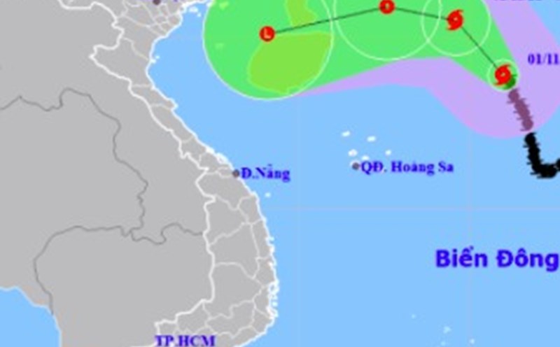 Tin bão mới nhất: Dự báo diễn biến, bản đồ đường đi của bão số 7 Nalgae