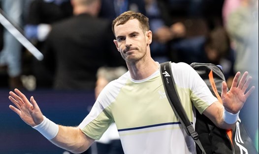 Andy Murray - 35 tuổi, xếp hạng 48 thế giới, bị loại bởi đối thủ 37 tuổi, hạng 188. Ảnh: Independent
