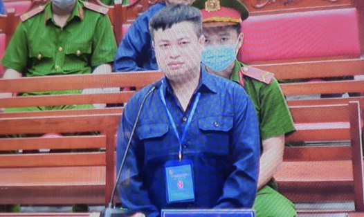 Bị cáo Phan Lê Hoàng Anh tại phiên toà. Ảnh: Hà Anh Chiến