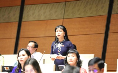 Đại biểu Quốc hội Tạ Thị Yên (đoàn Điện Biên).