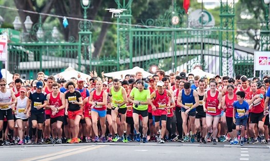 Giải chạy marathon quốc tế TP.HCM là cơ hội quảng bá du lịch thành phố.  Ảnh: BTC.