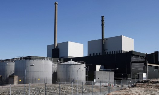 Nhà máy điện hạt nhân Oskarshamn của Thụy Điển. Ảnh: AP