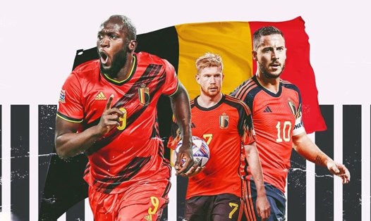 Những ngôi sao sáng nhất của đội tuyển Bỉ vẫn được huấn luyện viên Roberto Martinez tin tưởng đưa đến World Cup 2022. Ảnh: GWG