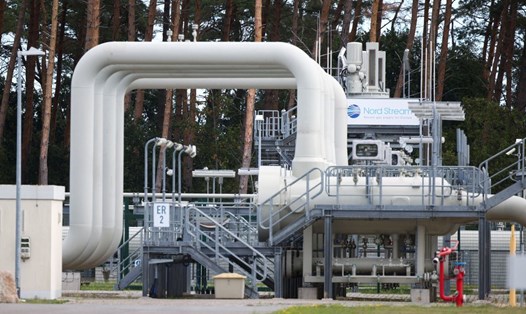 Đường ống Nord Stream 1 ở Lubmin, Đức. Ảnh: AFP