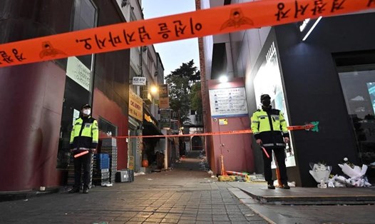 Hàn Quốc đang điều tra thảm kịch Halloween khiến hơn 150 người chết ở Seoul. Ảnh: AFP