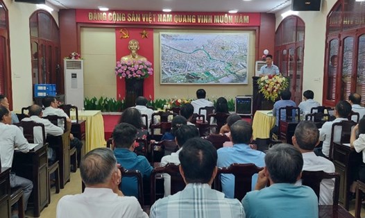 Hội nghị công bố Quy hoạch 3 phân khu Khu kinh tế Cửa khẩu Móng Cái. Ảnh: HV