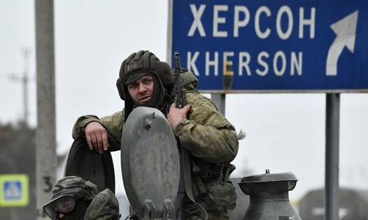 Nga tuyên bố hoàn thành rút quân khỏi Kherson hôm 11.11. Ảnh: Sputnik