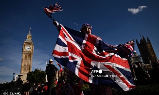 Tháp đồng hồ Big Ben là biểu tượng của người Anh. (Ảnh: AFP)