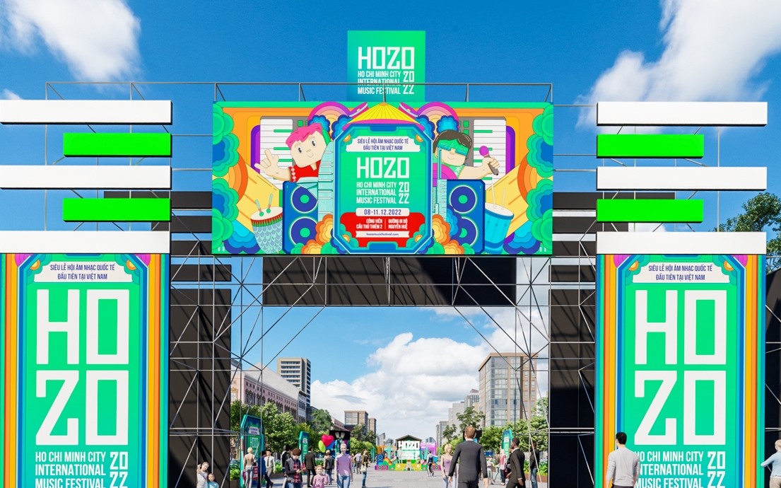 Lễ hội âm nhạc Hò Dô tại TPHCM mong kích cầu du lịch sau dịch bệnh. Ảnh: BTC.