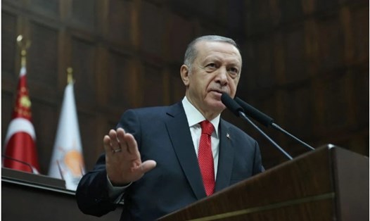 Tổng thống Thổ Nhĩ Kỳ Tayyip Erdogan. Ảnh chụp màn hình