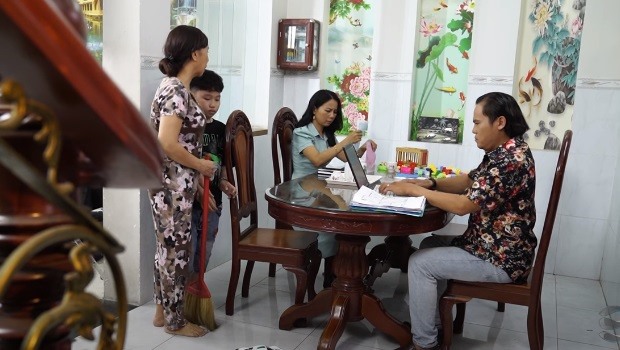 Tình tiết trong phim ngắn  "Lời câm". Ảnh: NSX.