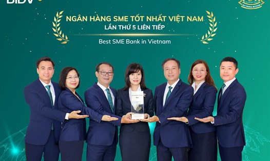 BIDV được vinh danh Ngân hàng SME tốt nhất Việt Nam lần thứ 5 liên tiếp