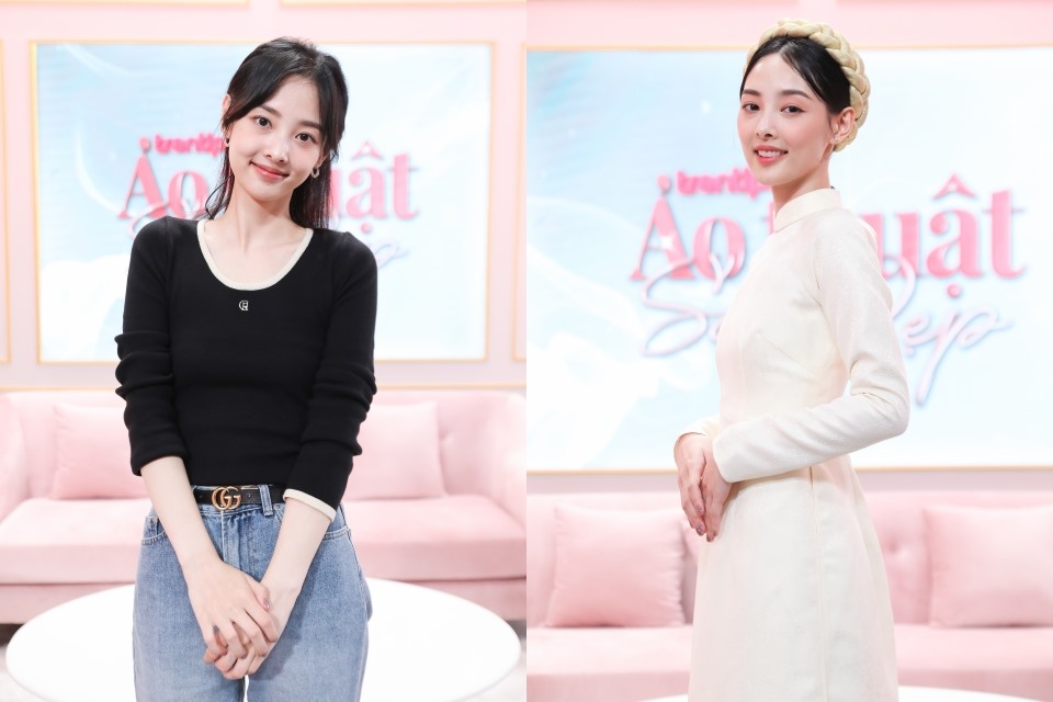 Choi Yoon Sun trước và sau khi make up. Ảnh: CTCC