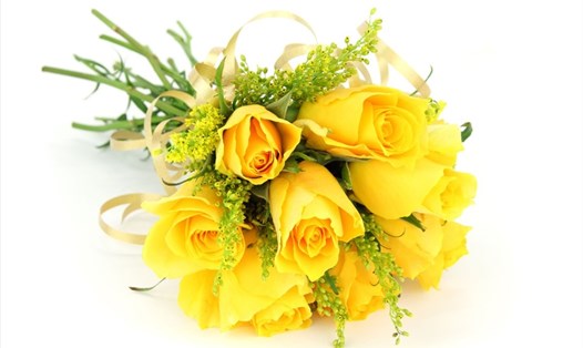 Hoa hồng mang nhiều ý nghĩa tượng trưng cho sự hạnh phúc, may mắn dành tặng thầy cô nhân dịp 20.11. Ảnh: T. L