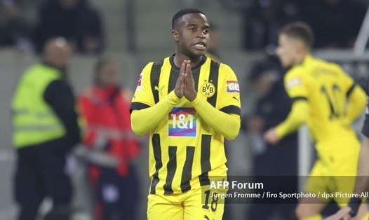 Cầu thủ của Borussia Dortmund, Youssoufa Moukoko trở thành cầu thủ trẻ nhất tại World Cup 2022. Ảnh: AFP