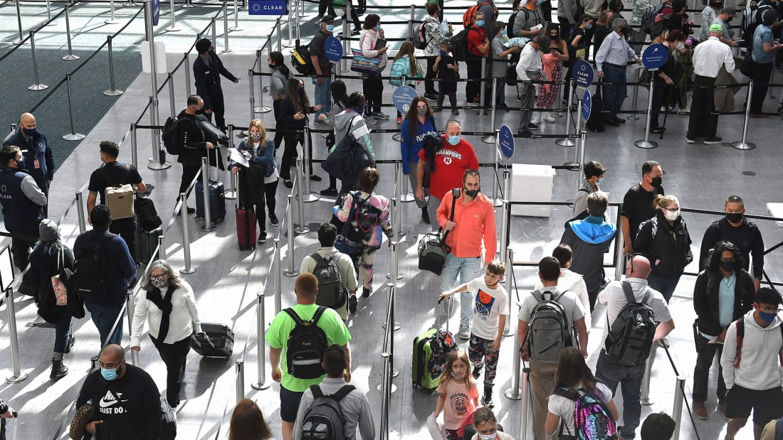 54.6 million Americans are expected to travel during this year's Thanksgiving holiday. Photo: CNN