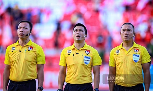 Trọng tài Việt Nam sẽ điều khiển các trận đấu ở vòng 26 V.League 2022. Ảnh: Thanh Vũ