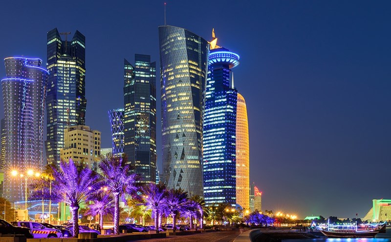 Doha - Thủ đô của Qatar. Ảnh: Out Time Doha