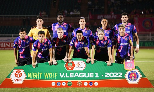 Sài Gòn FC gần như sẽ giải thể sau V.League 2022. Ảnh: Thanh Vũ