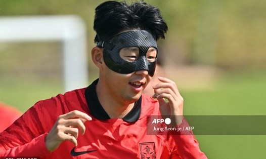 Son Heung là trụ cột của đội tuyển Hàn Quốc tại World Cup 2022.  Ảnh: AFP