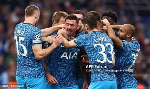 Tottenham lội ngược dòng thành công trước Marseille.  Ảnh: AFP