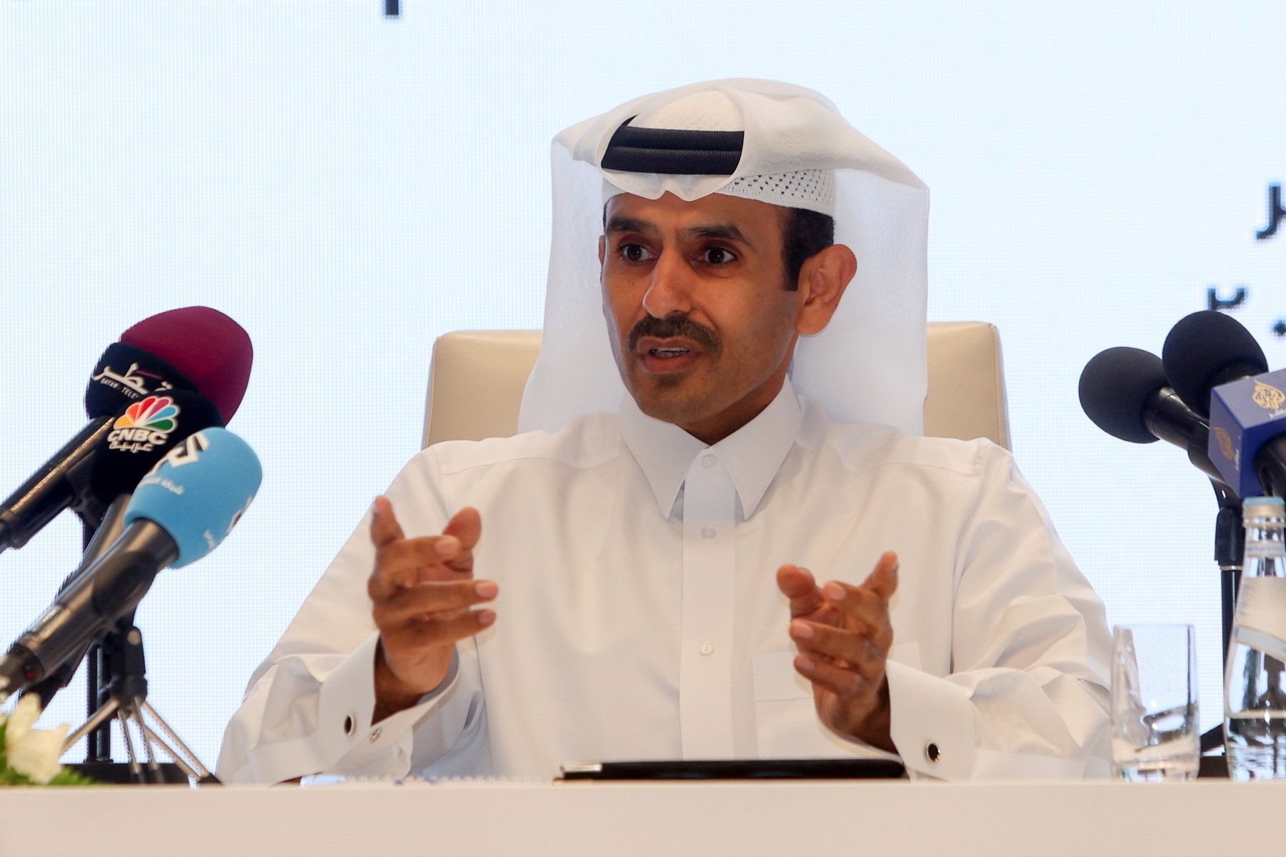 CEO QatarEnergy Saad Sherida al-Kaabi. Ảnh: AFP