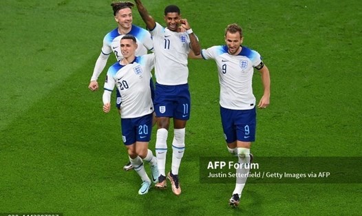 Tuyển Anh thắng lợi 6-2 trước Iran tại trận ra quân bảng B World Cup 2022. Ảnh: AFP