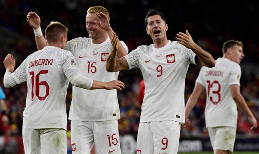 Lewandowski là điểm tựa quan trọng của tuyển Ba Lan trong trận đấu với Mexico. Ảnh: AFP