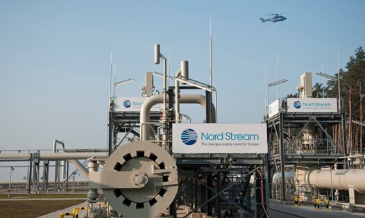 Đường ống dẫn khí Nord Stream 2. Ảnh: AFP