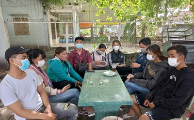 Nhóm lao động bị mất việc làm dịp tháng 6,7.2022, đến nay nhiều trường hợp tìm đã tìm được công việc mới. Ảnh: Đình Trọng
