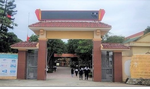 Trường THPT Nghi Lộc 4, huyện Nghi Lộc, tỉnh Nghệ An. Ảnh: Quang Đại