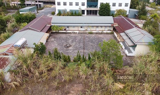 Bệnh viện Quốc tế Hạ Long, phường Hùng Thắng, TP Hạ Long bỏ hoang. Ảnh: Đoàn Hưng