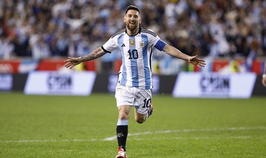 Messi không thể giúp đội nhà giành chiến thắng. Ảnh: AFP