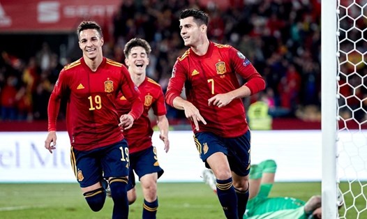 Tuyển Tây Ban Nha gặp Costa Rica tại bảng E World Cup 2022. Ảnh: AFP