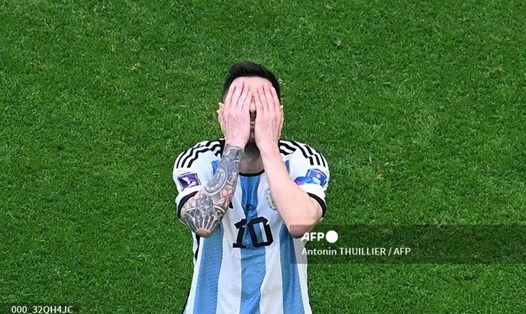 Argentina nhận thất bại cay đắng. Ảnh: AFP