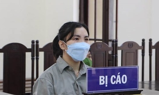 Bị cáo Nguyễn Thị Quỳnh tại phiên tòa xét xử. Ảnh: Minh Hạnh