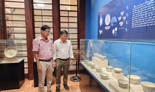 Hội An trưng bày 120 hiện vật gốm Chu Đậu được trục vớt từ biển. Ảnh: Thuỳ Trang
